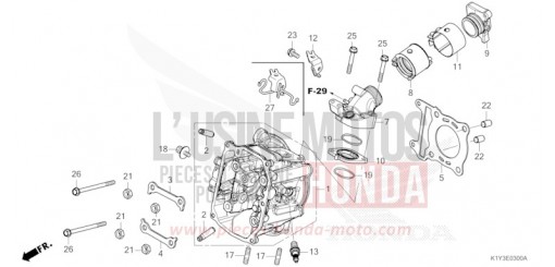 CYLINDER HEAD WW125AM de 2021